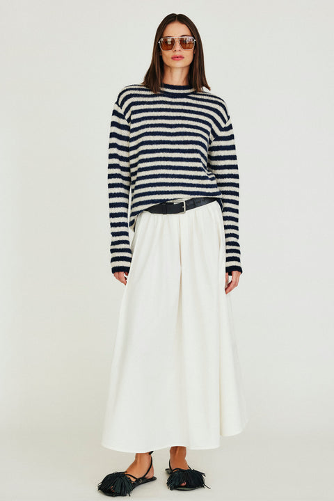 Pull Manga Longa Listras Fem