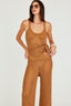 Calça Pantalona Tricot Rede