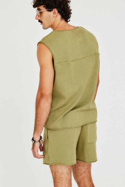 Short Tricot Algodão Masc