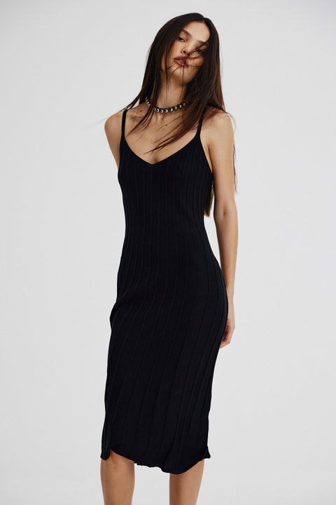 Vestido Plissado Tricot