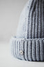 gorro tricot tricô cinza off white unissex gammba touca detalhe