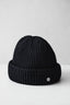 Gorro tricot tricô preto unissex gammba touca detalhe