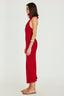 Vestido Longo Gola Alta Tricot