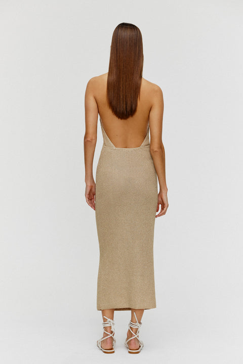 Vestido Textura Metallic