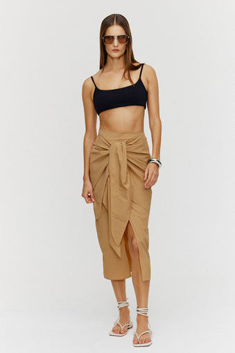Saia Pareo Midi Nylon
