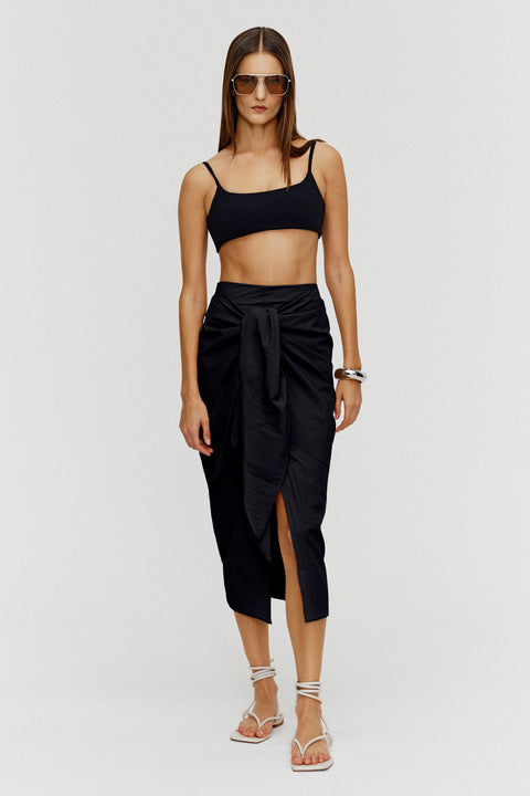 Saia Pareo Midi Nylon