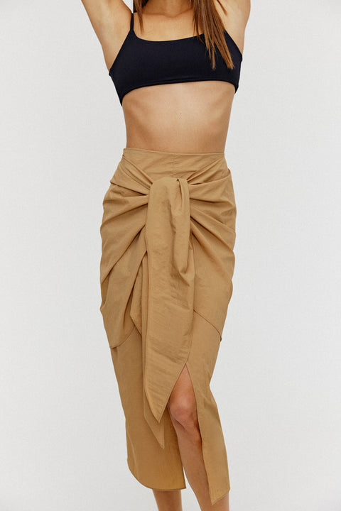 Saia Pareo Midi Nylon