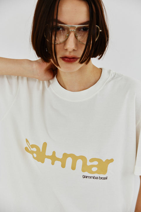 Camiseta Oversized Sal e Mar Fem