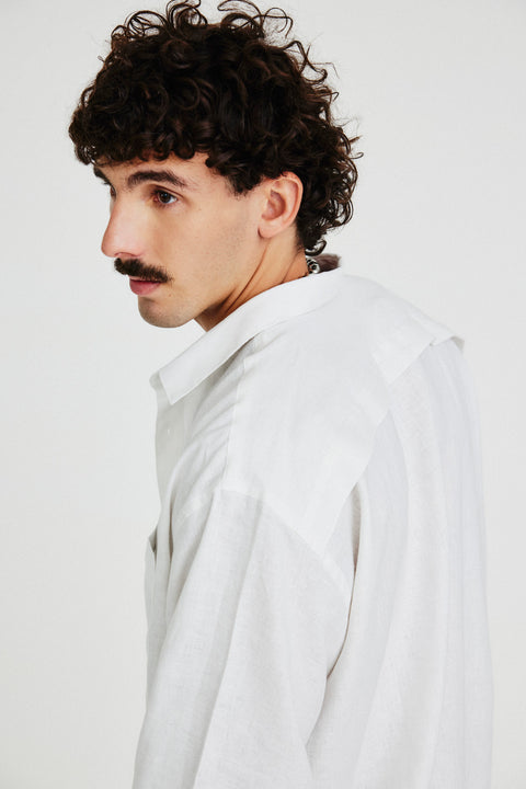 Camisa Oversized Linho Puro Masc