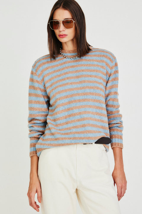 Pull Manga Longa Listras Fem