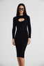 Vestido Tricot Manga Longa
