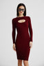 Vestido Tricot Manga Longa