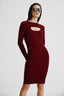 Vestido Tricot Manga Longa