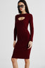 Vestido Tricot Manga Longa