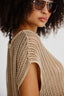 Top Tricot Box Lurex Fem