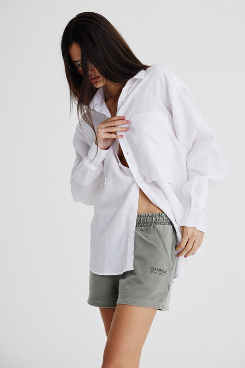 Short de Moletom Estonado Fem