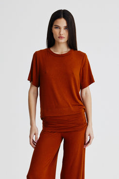 Blusa Decote Careca Malha