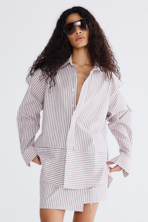 Camisa Pala Listras Fem