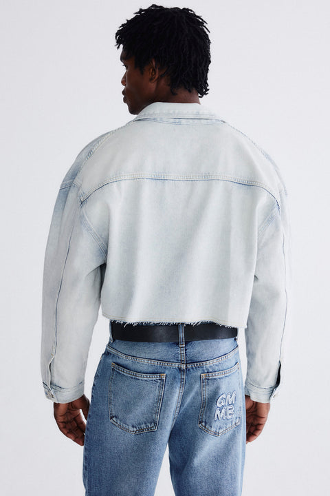 Jaqueta Oversized Jeans a Fio Masc