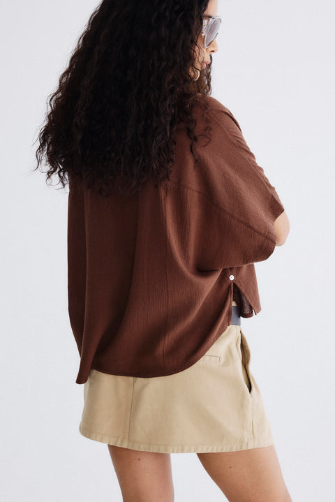 Camisa Manga Curta Fem