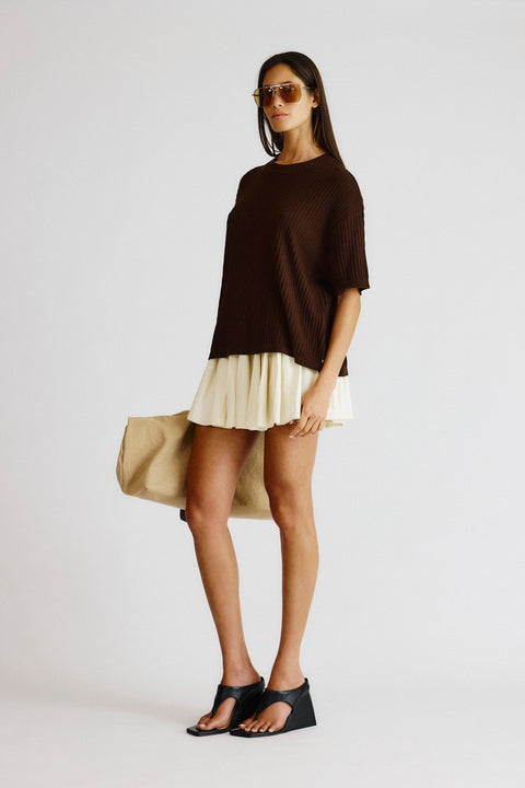 T-Shirt Tricot Canelada Fem