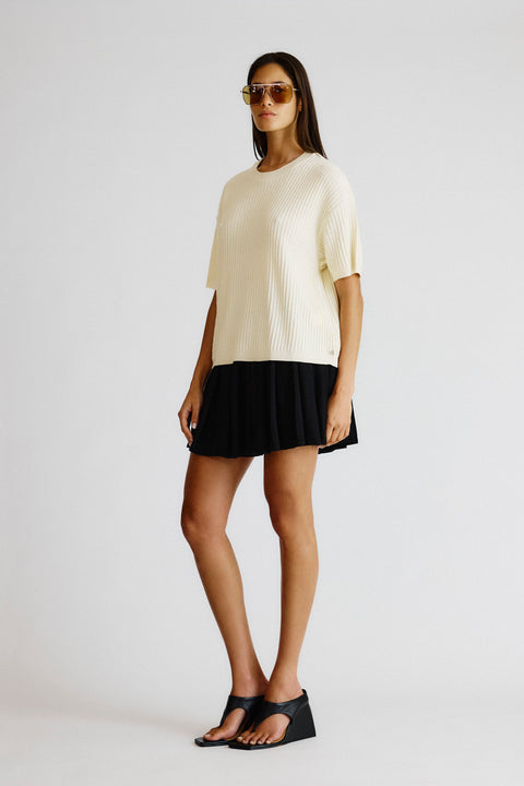 T-Shirt Tricot Canelada Fem