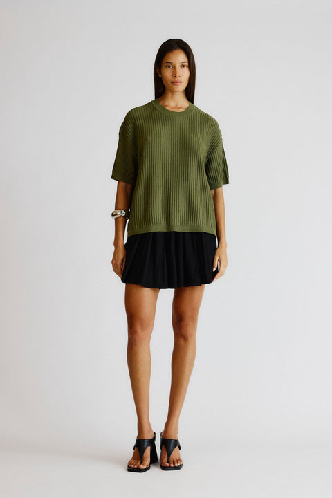 T-Shirt Tricot Canelada Fem