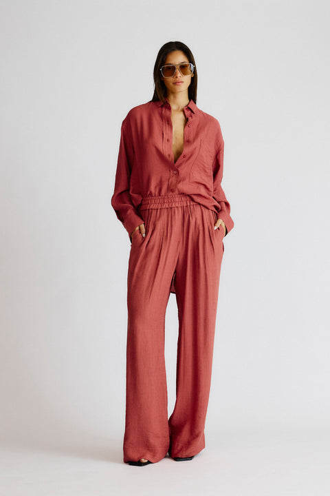 Camisa Ampla Rayon Fem