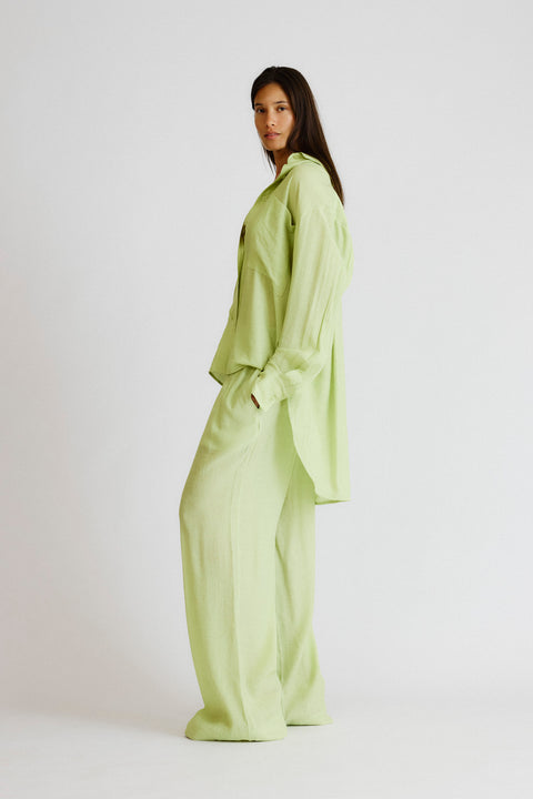 Calça Reta Rayon Fem