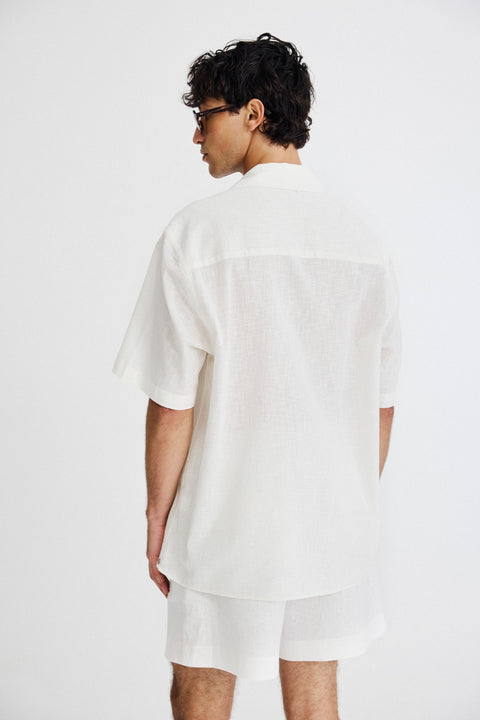 Camisa Gola Havaiana Manga Curta Masc