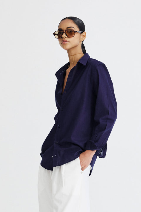 Camisa Manga Longa Regular Fem