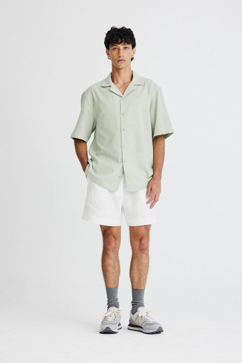 Camisa Gola Havaiana Manga Curta Masc