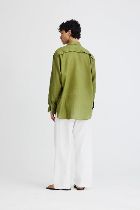 Camisa Oversized Linho Puro Masc