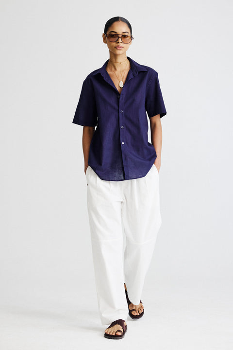 Camisa Manga Curta Regular Fem