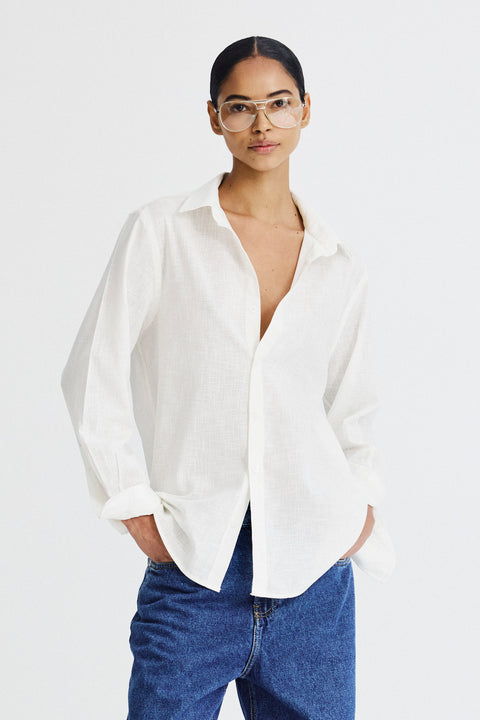 Camisa Manga Longa Regular Fem