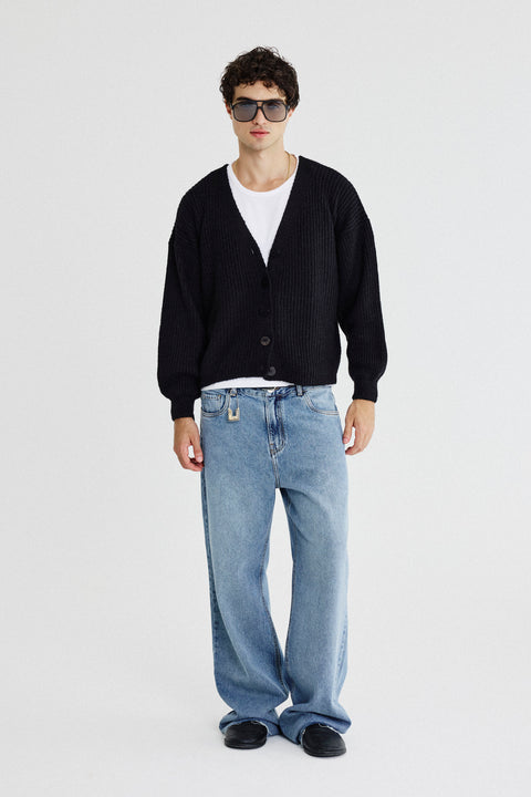 Cardigan Tricot Masc