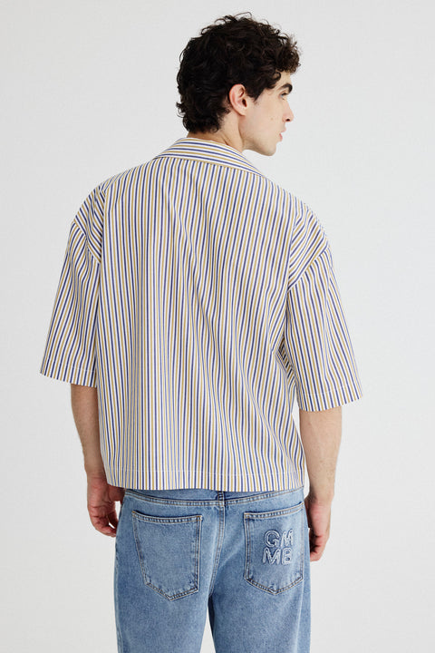 Camisa Box Algodão Sade Listras Masc