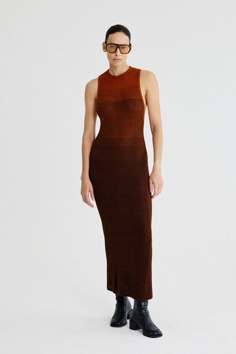 Vestido Degrade Tricot