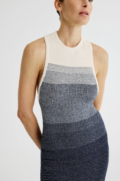 Vestido Degrade Tricot