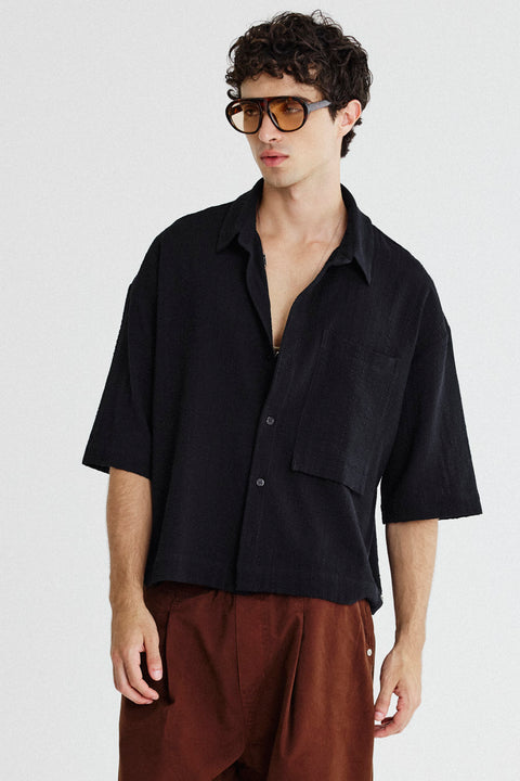 Camisa Box Algodão Casca Masc