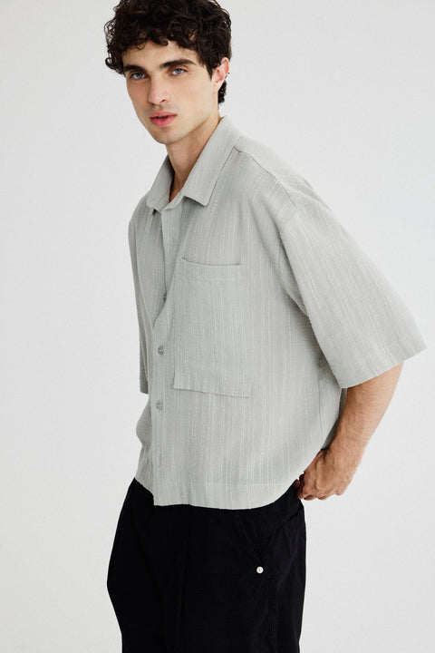 Camisa Box Algodão Casca Masc