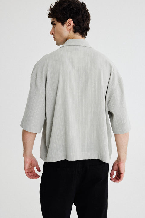 Camisa Box Algodão Casca Masc