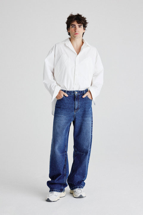 Calça Barrel Jeans Gammba + Isis Masc