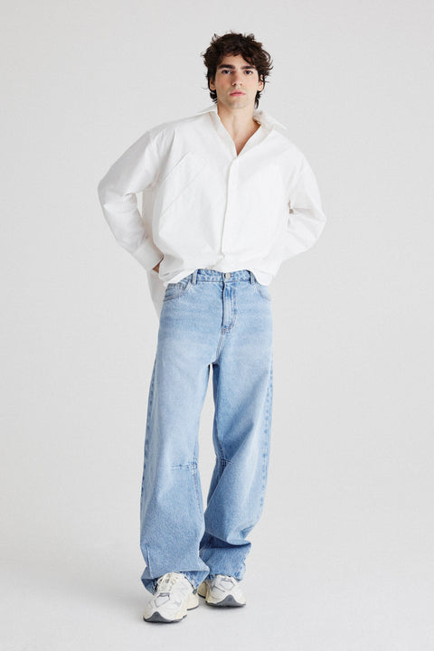 Calça Barrel Jeans Gammba + Isis Masc