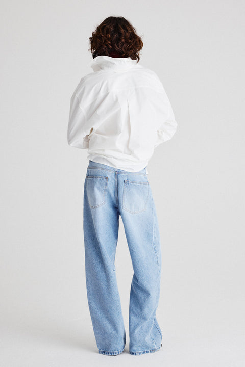 Calça Barrel Jeans Gammba + Isis Fem