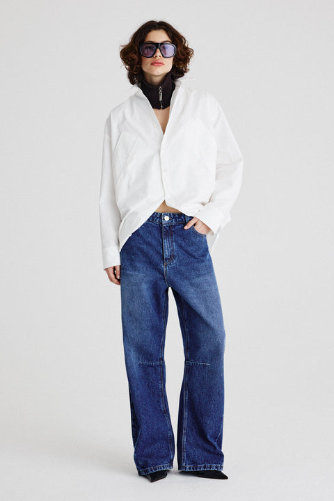 Calça Barrel Jeans Gammba + Isis Fem