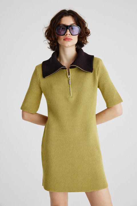 Vestido Curto Tricot Gammba + Isis