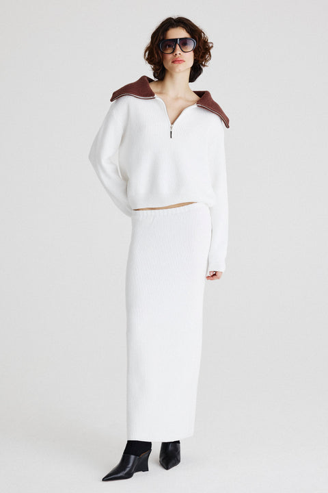 Saia Midi Tricot Gammba + Isis