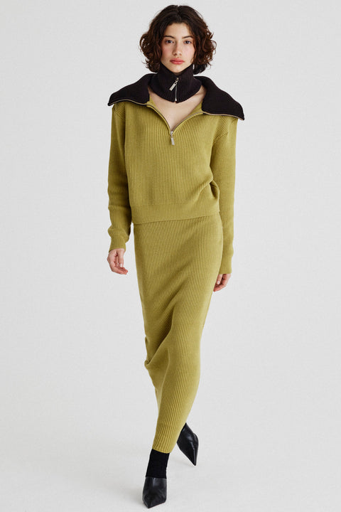 Saia Midi Tricot Gammba + Isis