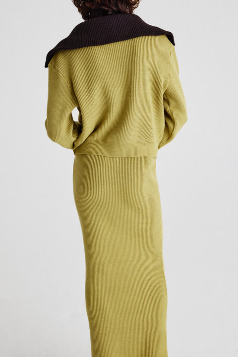 Saia Midi Tricot Gammba + Isis